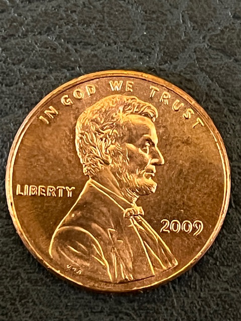 Lincoln-Cents-2009--Shards-On-Hands